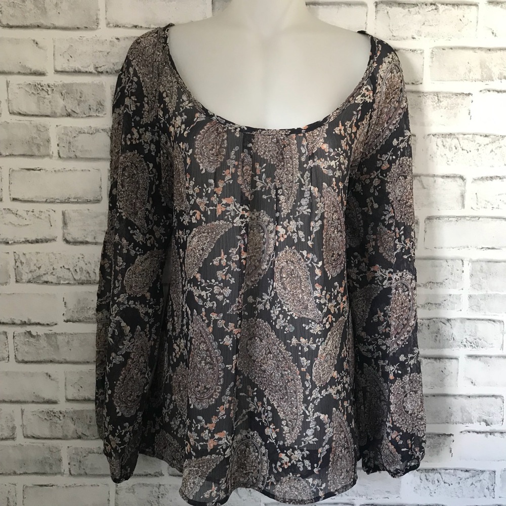 Glam paisley blouse